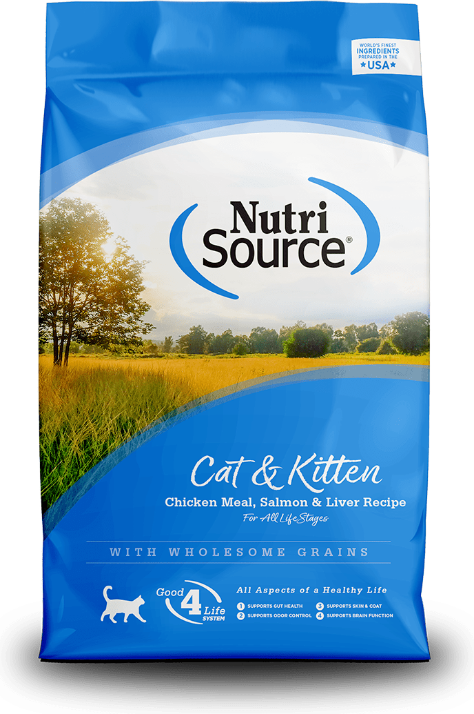 NutriSource Cat & Kitten Chicken Meal, Salmon & Liver Recipe